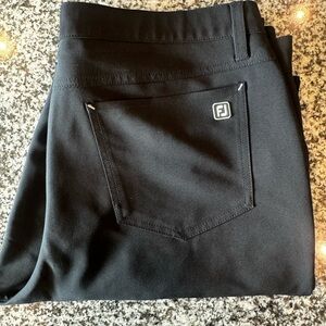 Black FootJoy FJ 5 Pocket Golf Pants